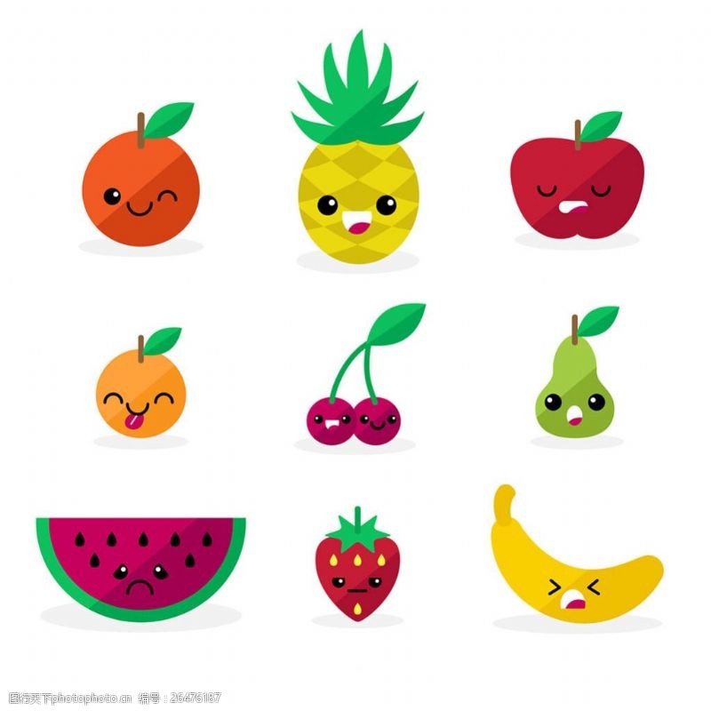 水果表情圖標(biāo) 點(diǎn)亮數(shù)字世界的清新元素